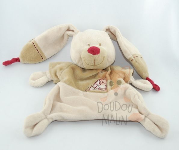  bastien lapin beige marron rouge 